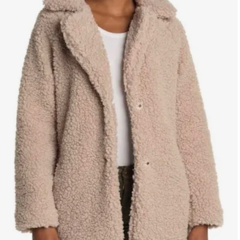 Lucky Brand Faux Shearling Coat